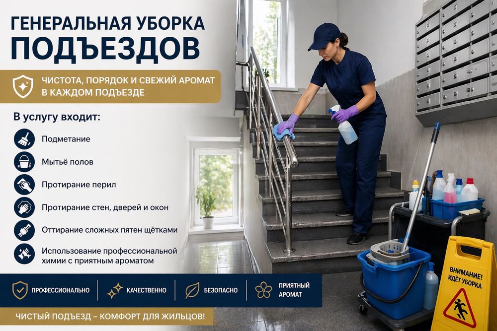 Генеральная уборка подъездов
