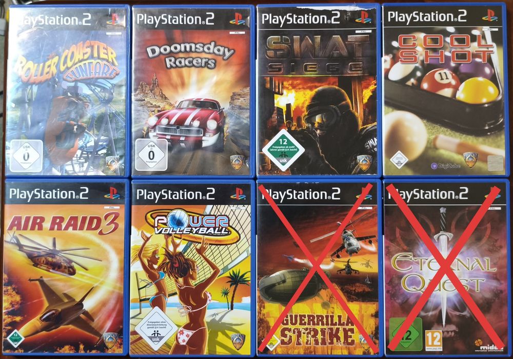 Лицензионные игры на PlayStation 2