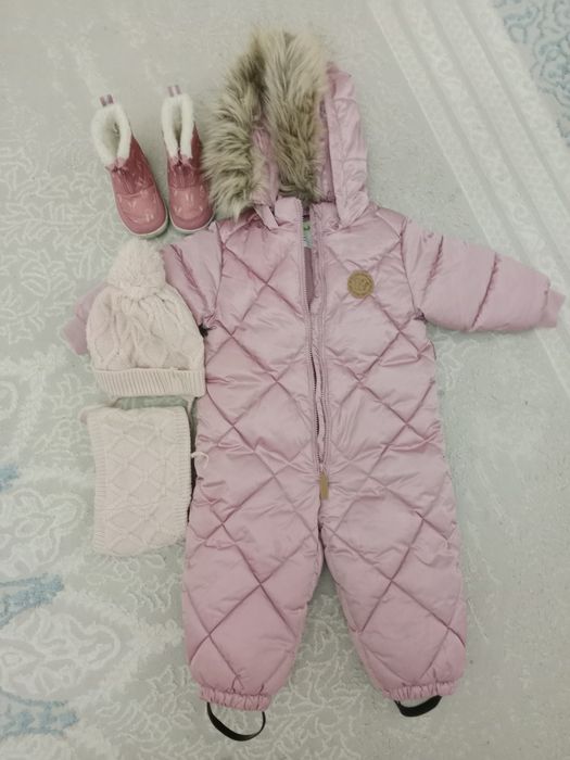 Зимний комбинезон для девочка 1 год