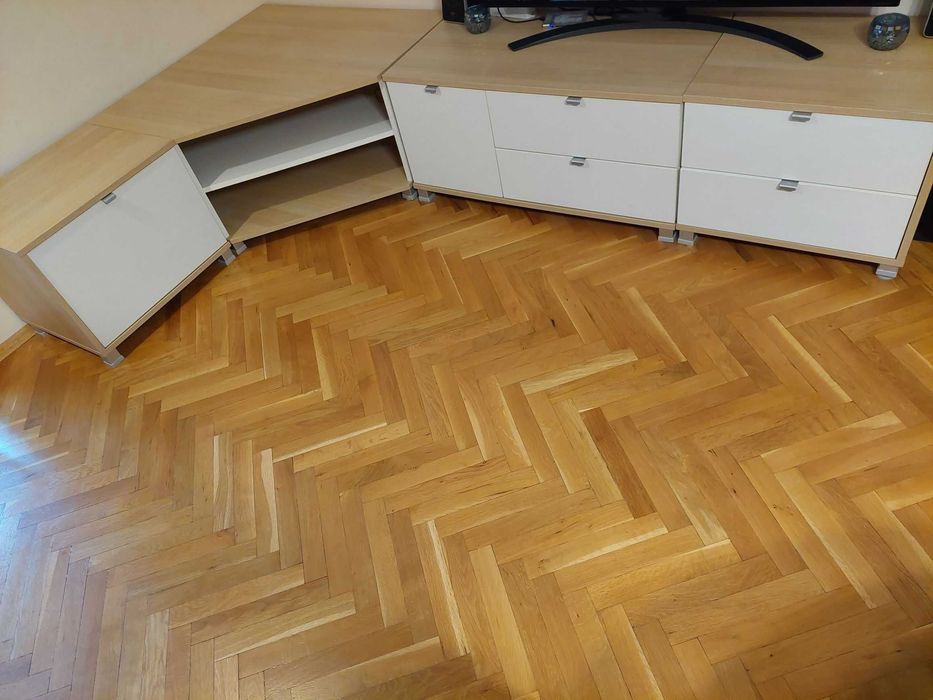 ТВ шкаф ъглов - TV шкаф - Модулна ТВ секция