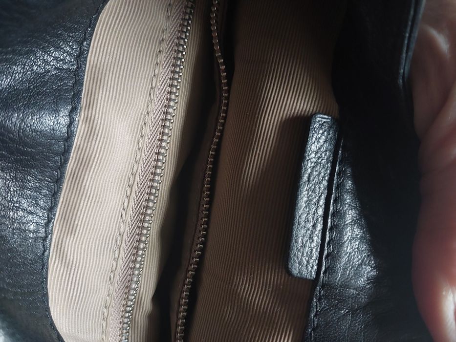 BURBERRY Original 100% Кожа Страхотна  през рамо чанта