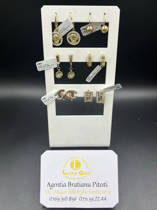 Cercei Aur 14k diverse modele