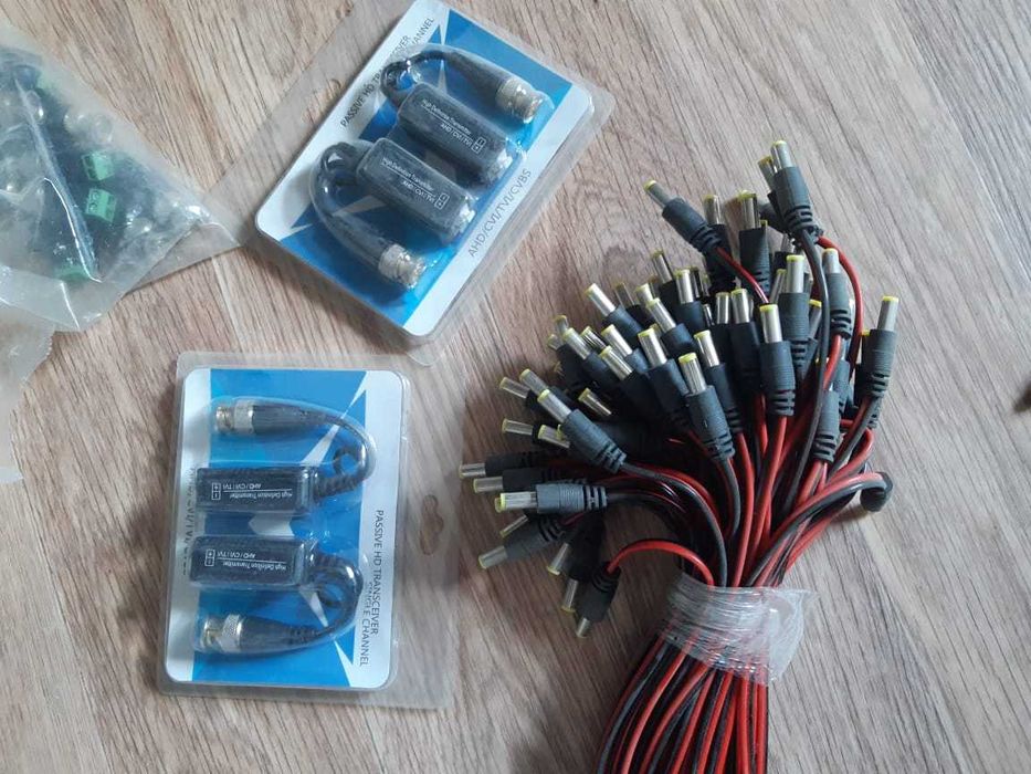 Камера наблюдение. коннекторы 10 шт. - 500 тг.