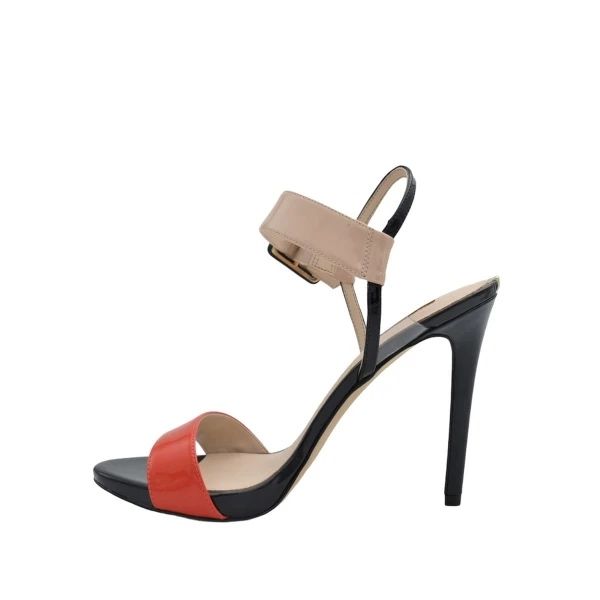 Дамски обувки на ток GUESS  Red and Black намалени малък дефект