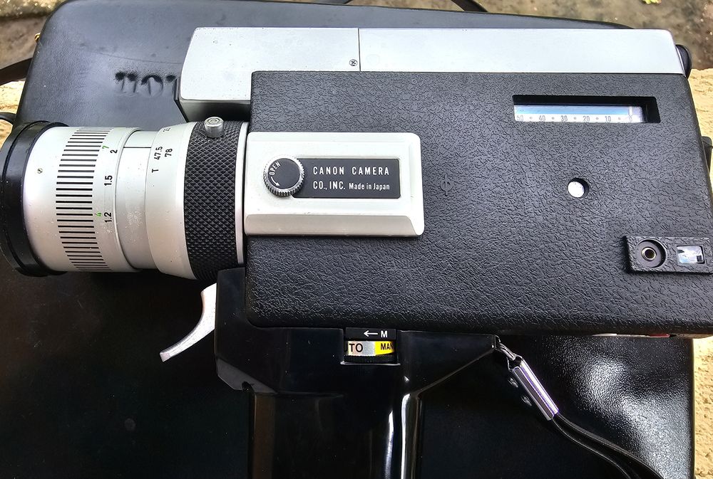 Camera video vintage canon super 8