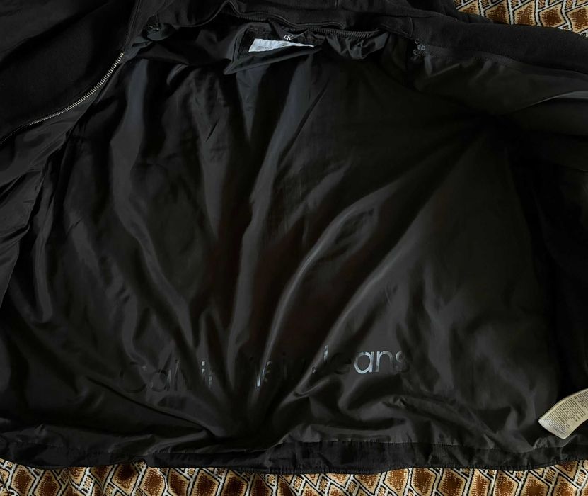 Calvin Klein Jeans Skater Hooded Jacket - Negru M