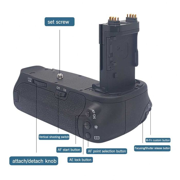 Battery grip BG-E21 suport acumulatori camera DSLR Canon 6D Mark II