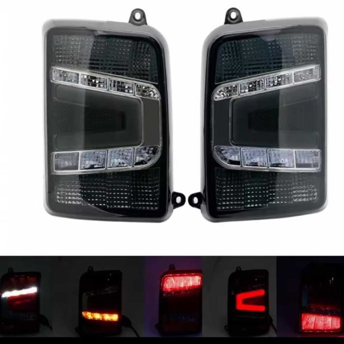 2 БРОЯ LED Диодни Опушени Тунинг Стопове за Lada Niva Задни Светлини