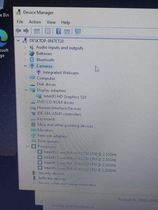 Laptop Medion E6422 - i5-6200u/ 12gb ddr4/ 128Gb + 500Gb/ Baterie OK