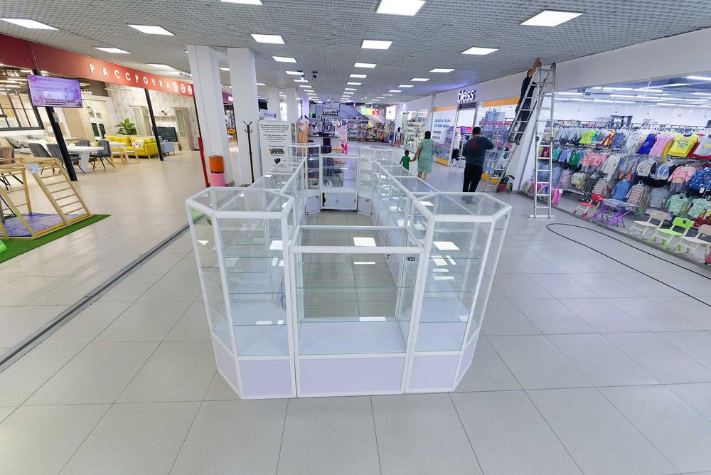 Прилавок витрина для магазина oynali vitrina prilavkalar savdo