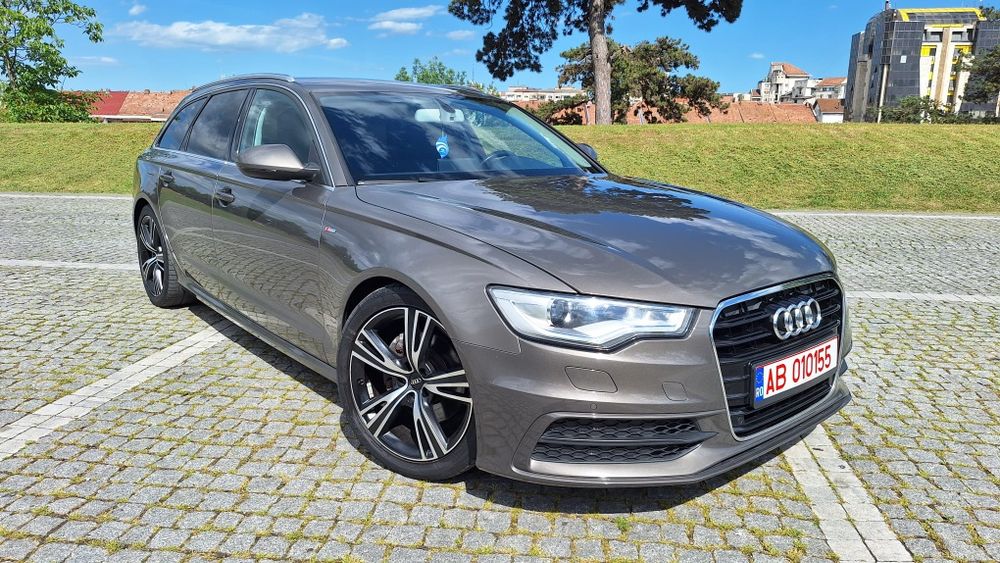 Audi A6 2.0 Tdi 177 CP S Line Navi Mare Xenon Automat Senzori față spate