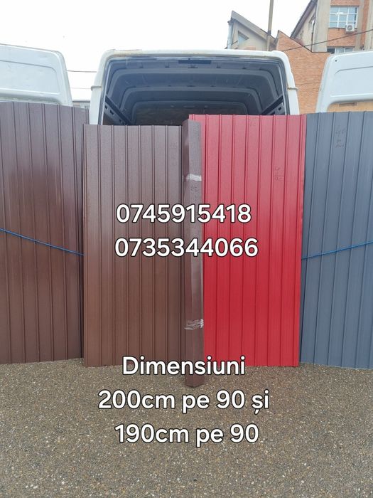 Tablă cutată Colorată și zincată