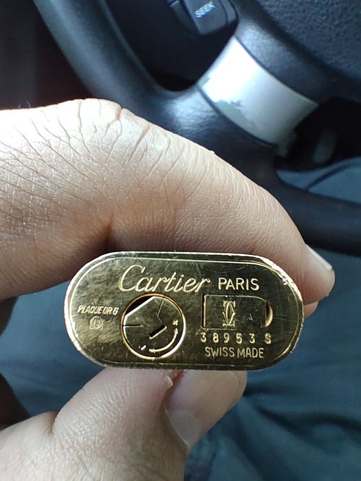 Cartier зажигалка оригинал с коробкой и документами