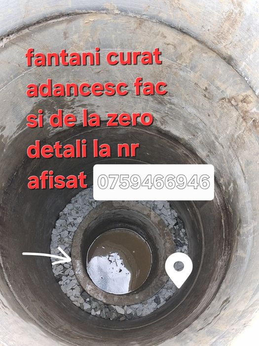 Curatire fantani denisipare