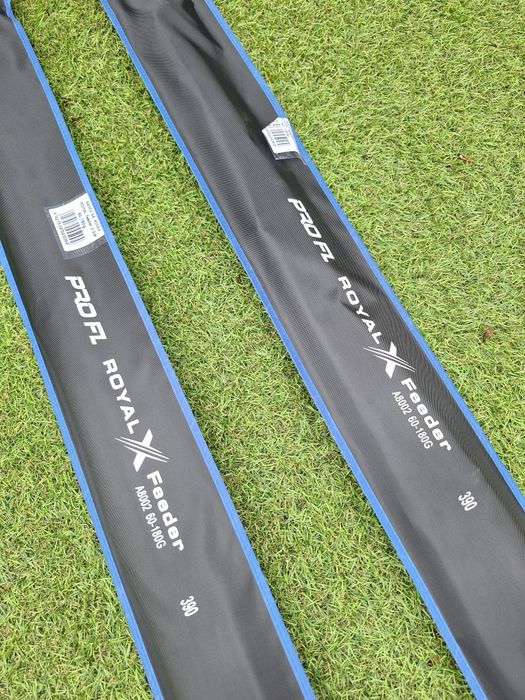 Set 2 lansete de carbon PRO FL ROYAL X Feeder 3.90m 60-180g