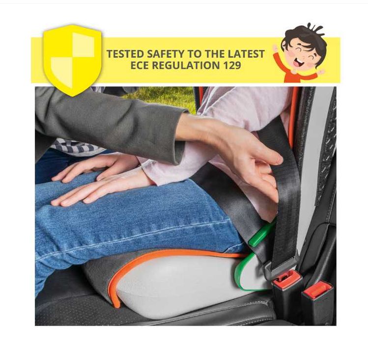 Scaun auto pentru copii Walser Noemi, Reglabil, 100/135 cm, 3-8 ani, 15-25 Kg, Antracit/Albastru