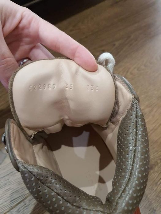 Ghete Gucci marime 35 o purtare