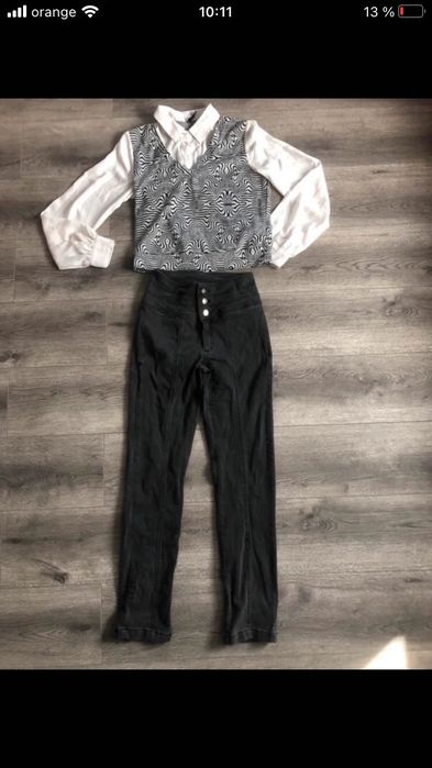 Blugi și cămașă dama s