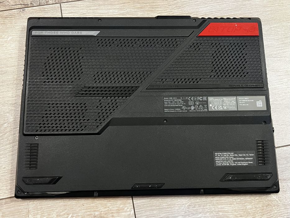 Laptop gaming ASUS ROG Strix G513IC Ryzen 7 4800H RTX3050 4gb 16gb Ram 144hz 512gb SSD