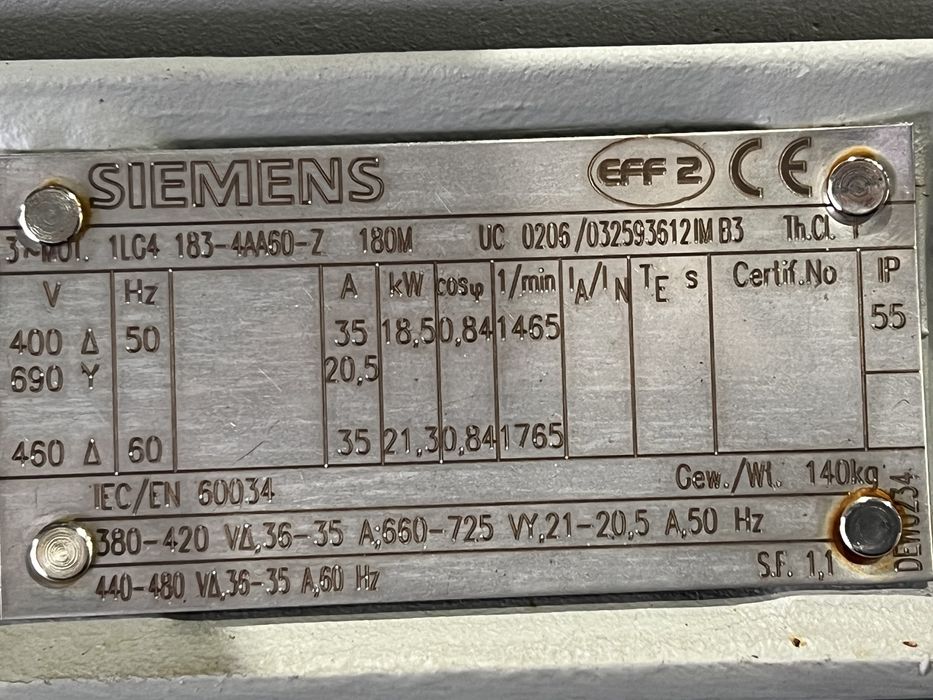 Ел.двигател/електромотор Siemens 18.5 kW