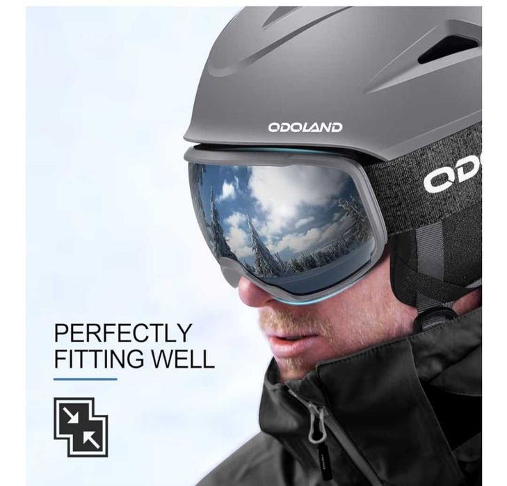 Casca și ochelari schi ski Odoland.
