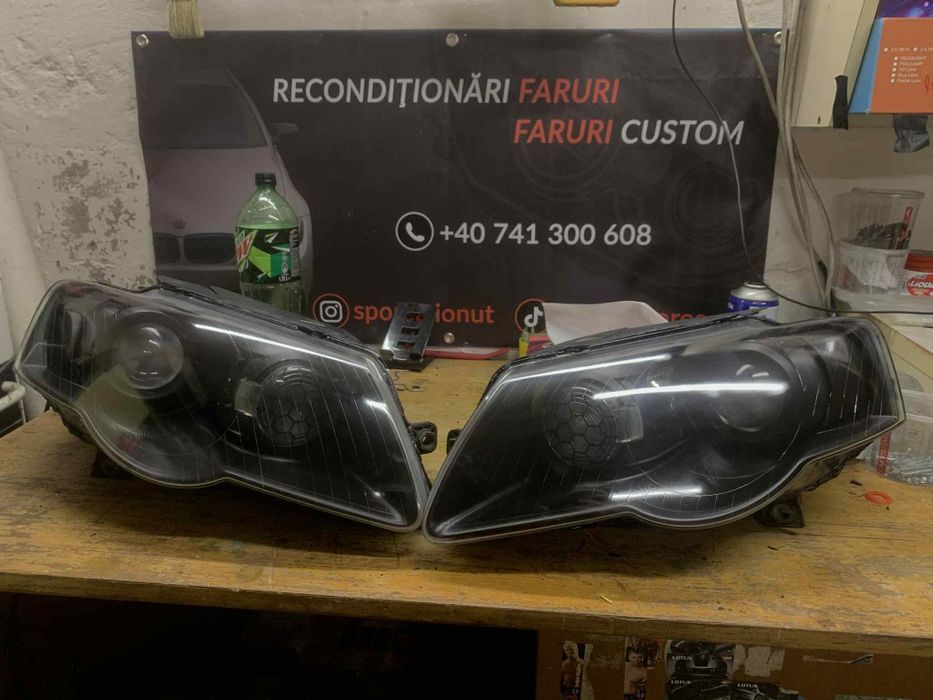 Vând faruri Pasat B6 halogen și BiXenon adaptiv