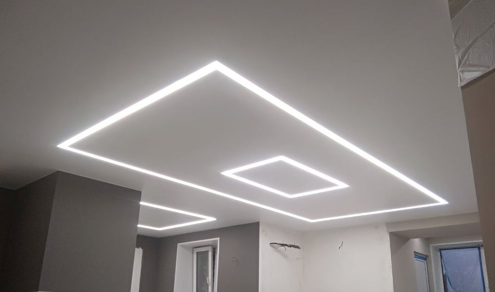 Натяжные потолки.