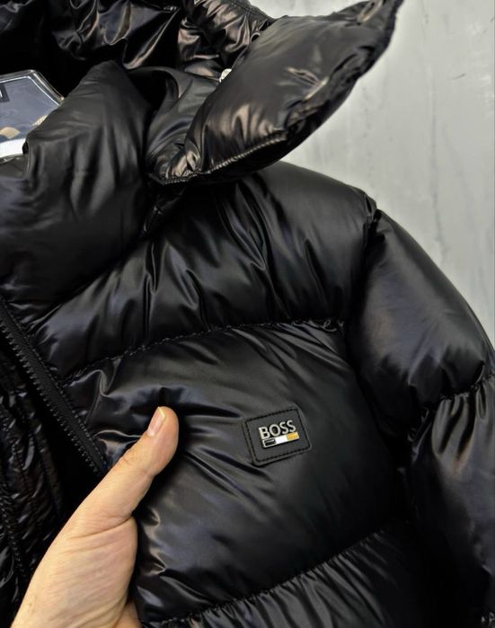 Мъжко зимно яке в черен цвят