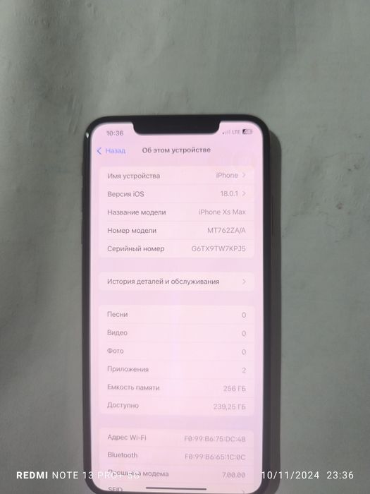 Iphone xs max holati yaxshi