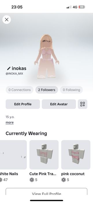 Roblox-аккаунт для девочек