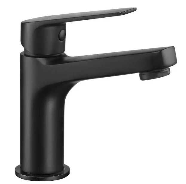 Черна комплект ПРОМО душ колона тип Тропически дъжд Boro Nero + мивка