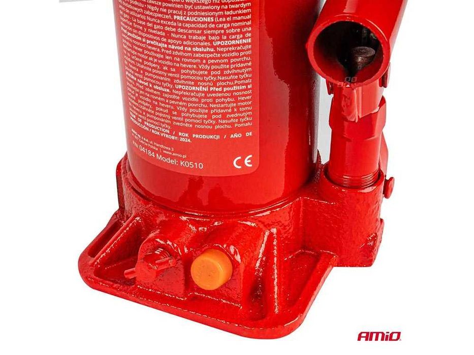 Крик тип бутилка AMIO 10Т червен