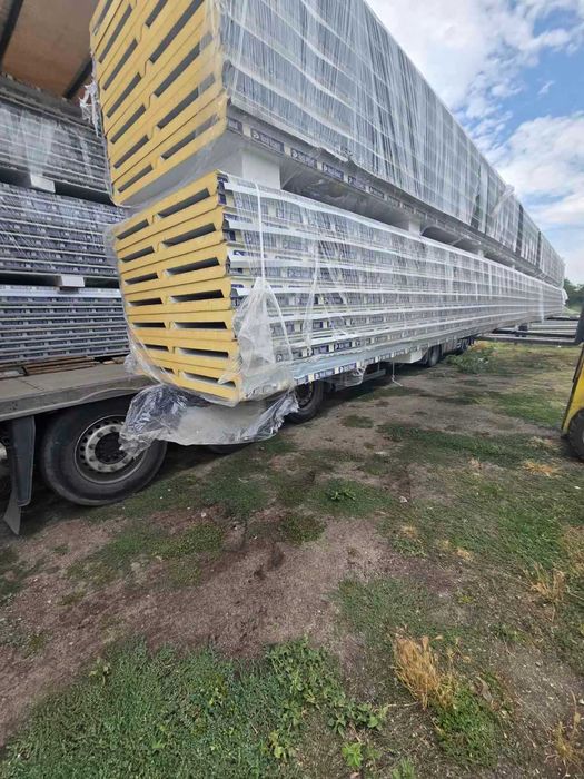 Турски покривен сандвич панел 40 мм с три гофри