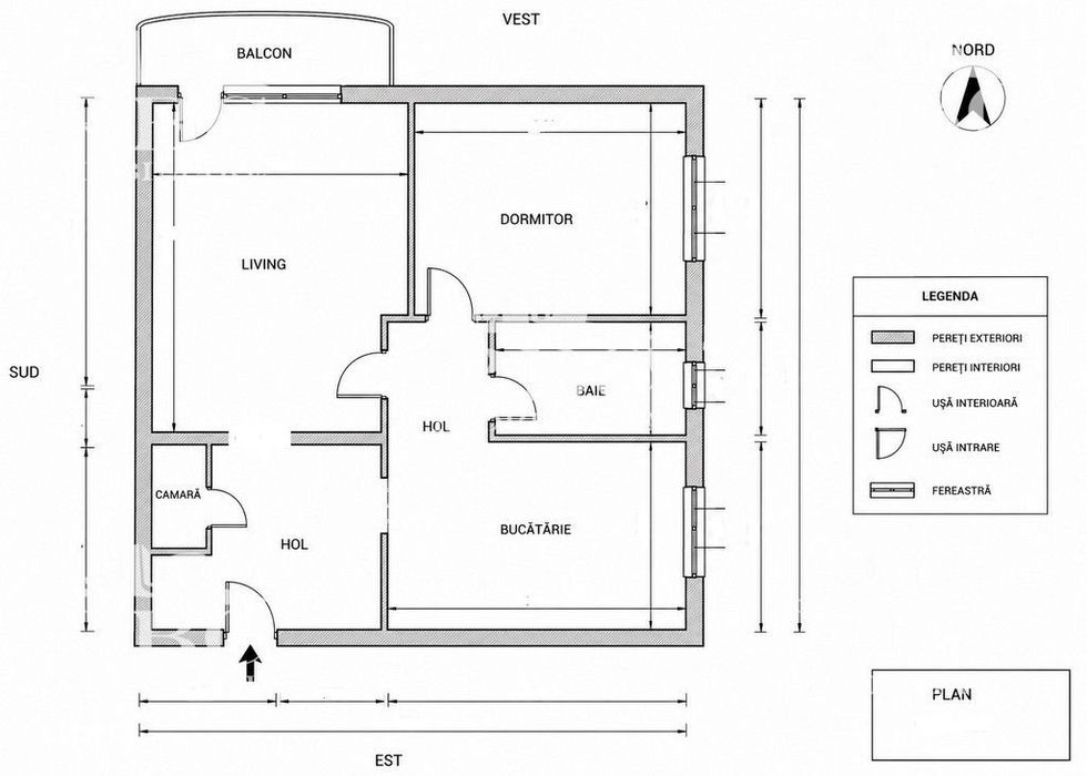 Apartament 2 camere Manastur