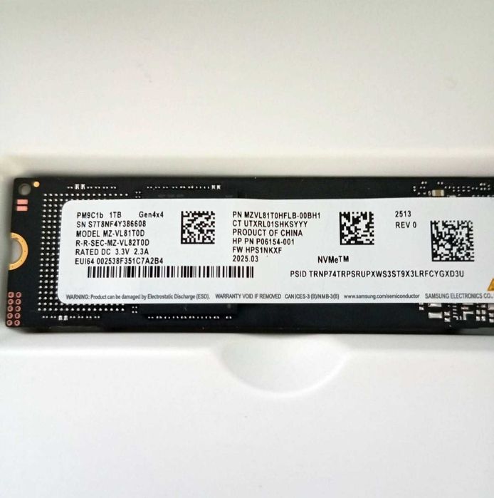 1TB Samsung 990 OEM NVMe M.2 SSD 2280 Nou Bulk 7200 MB/s