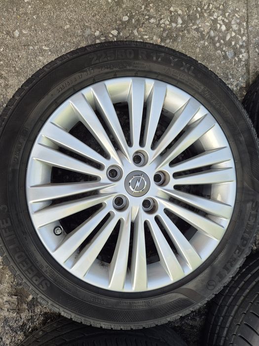 4бр алуминиеви джанти за Опел Зафира 2018г/ 7ж Х 17/ ет  44/ 5Х 115/.