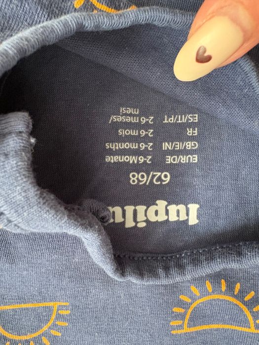 Чисто нови 5 бр. ромпъри 62-68 размер