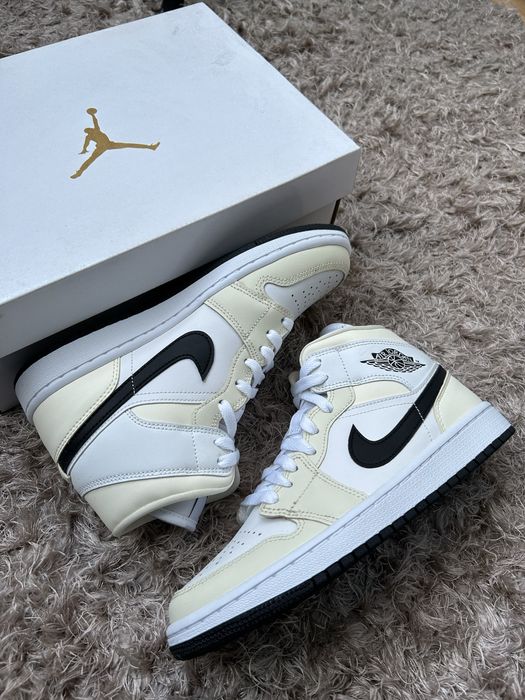 Jordan 1 Mid Coconut (nike adidas bape amiri gucci versace yeezy ow)