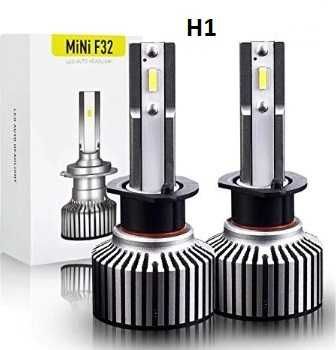 F32 MINI LED крушки за фарове халогени H1 H3 H4 H7 H11 HB3 HB4