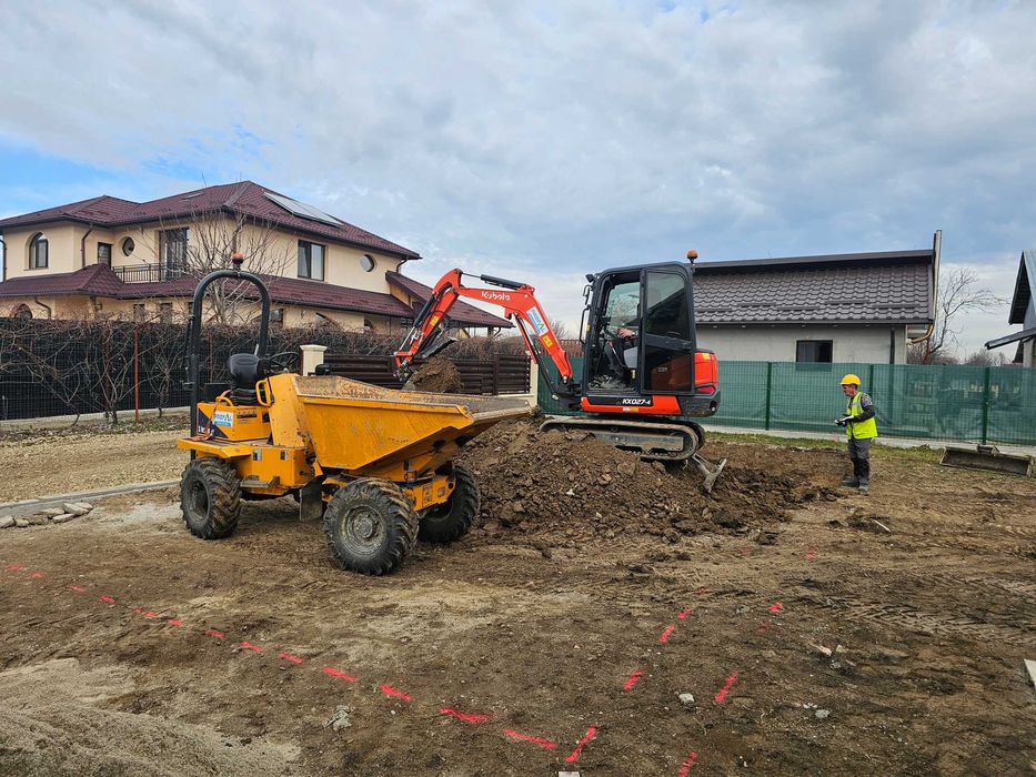 Amenajare curti si drumuri de acces - Terasamente profesionale!