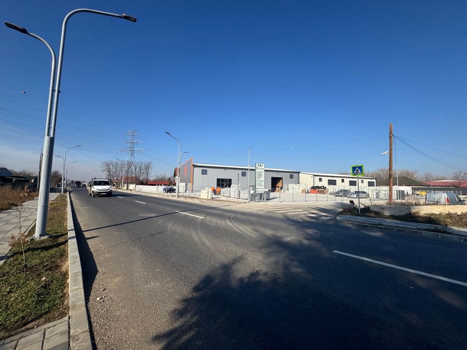 Închiriere hală industrială/comercială – 530 mp + curte betonată 1.300 mp | Acces rapid la A0