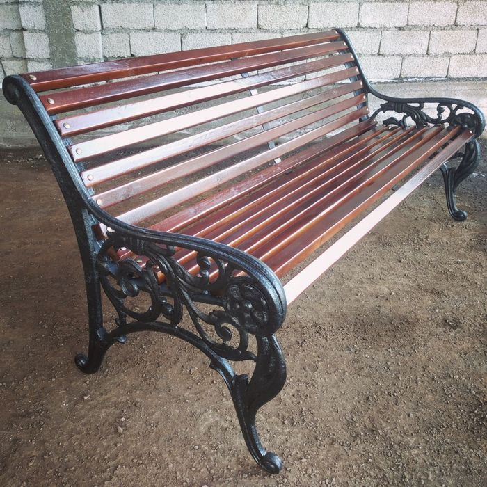 Скамейка чугунная
