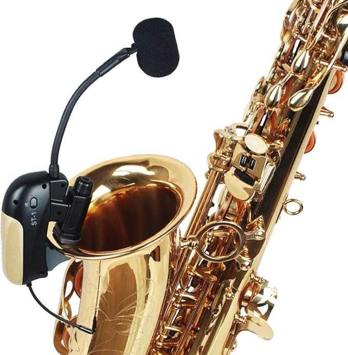 Set Wireless microfon pentru Saxofon și Trompeta ACEMIC PR-8/ST-4 cu efect de reverberatie cu CASE (Shure, Sennheiser)