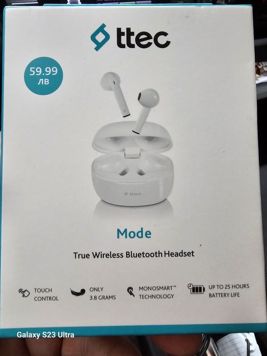 Безжични слушалки ttec