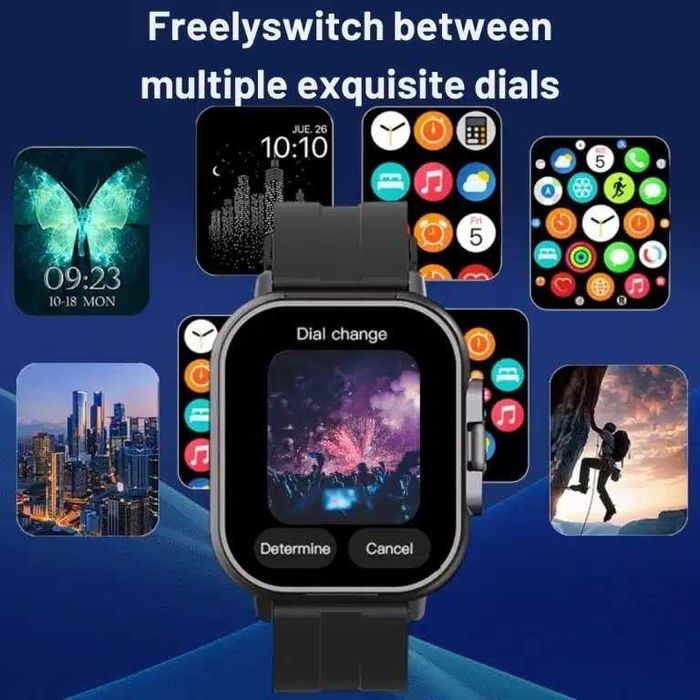 Нов D8 Smart Watch Bluetooth слушалки 2-в-1