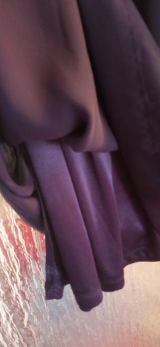 Rochie violet cu dantela sus