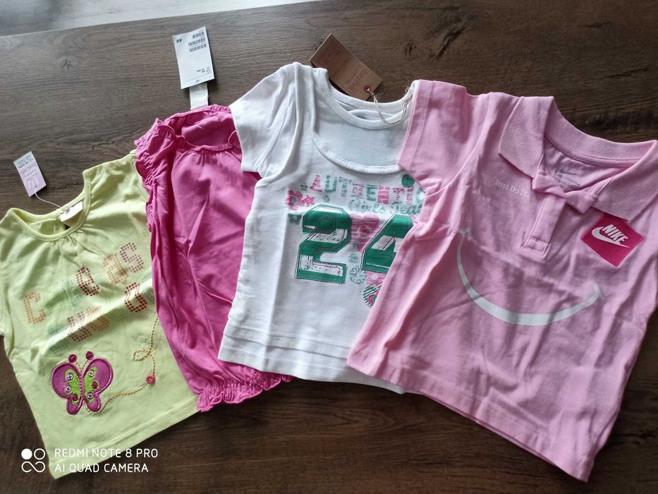 Различни модели нови дрешки за момиче, 12-18 мес.