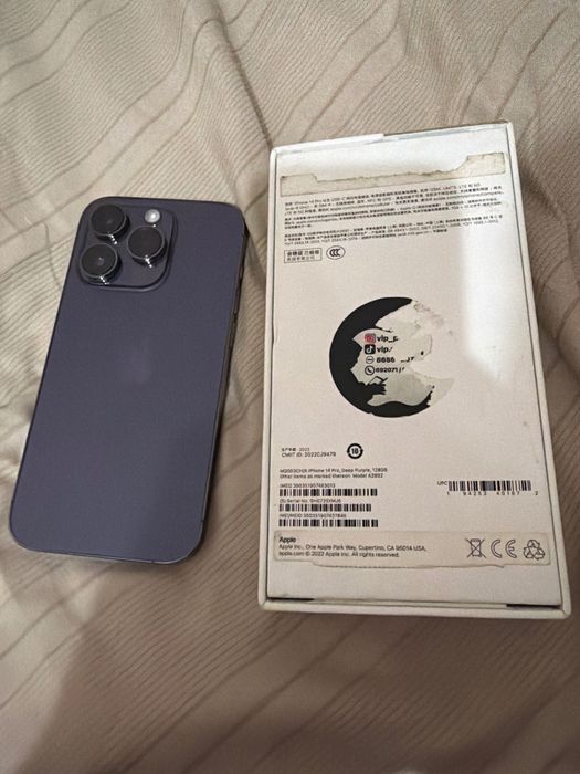 Iphone 14 pro 128 gb dual sim card