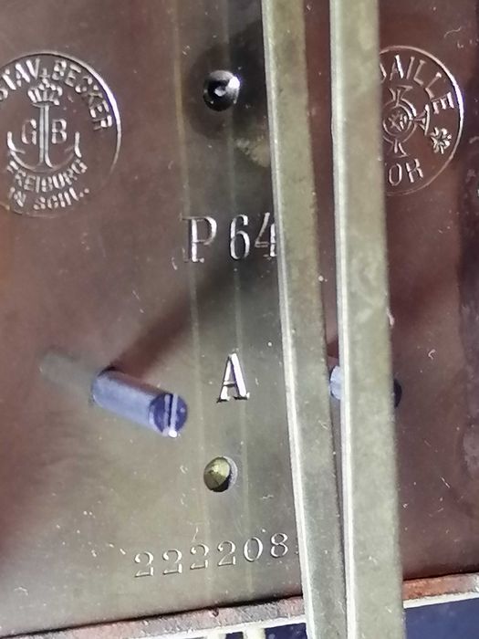 Ceas Pendula Gustav Becker cu 2 greutăți