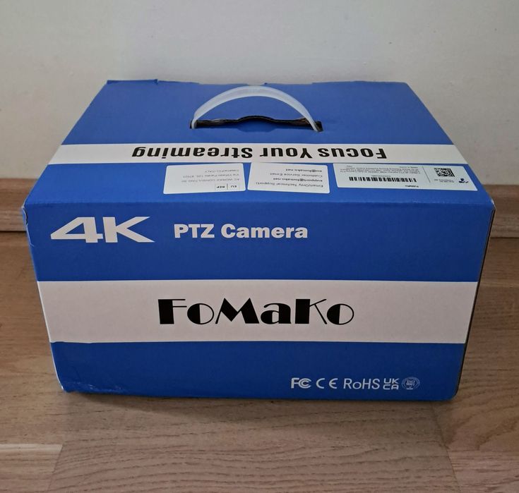 Camera streaming PTZ 4K. FoMaKo. Ai Auto-Tracking . 20x Optical Zoom